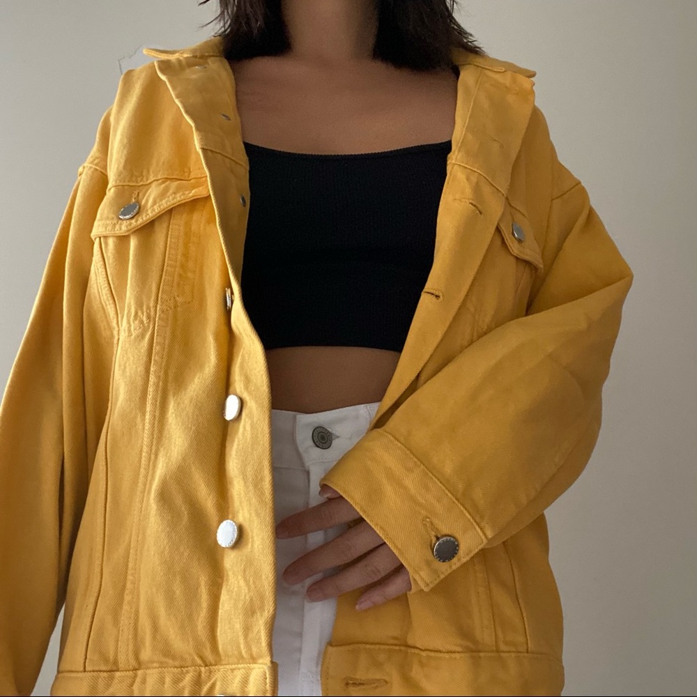 YELLOW DENIM JACKET